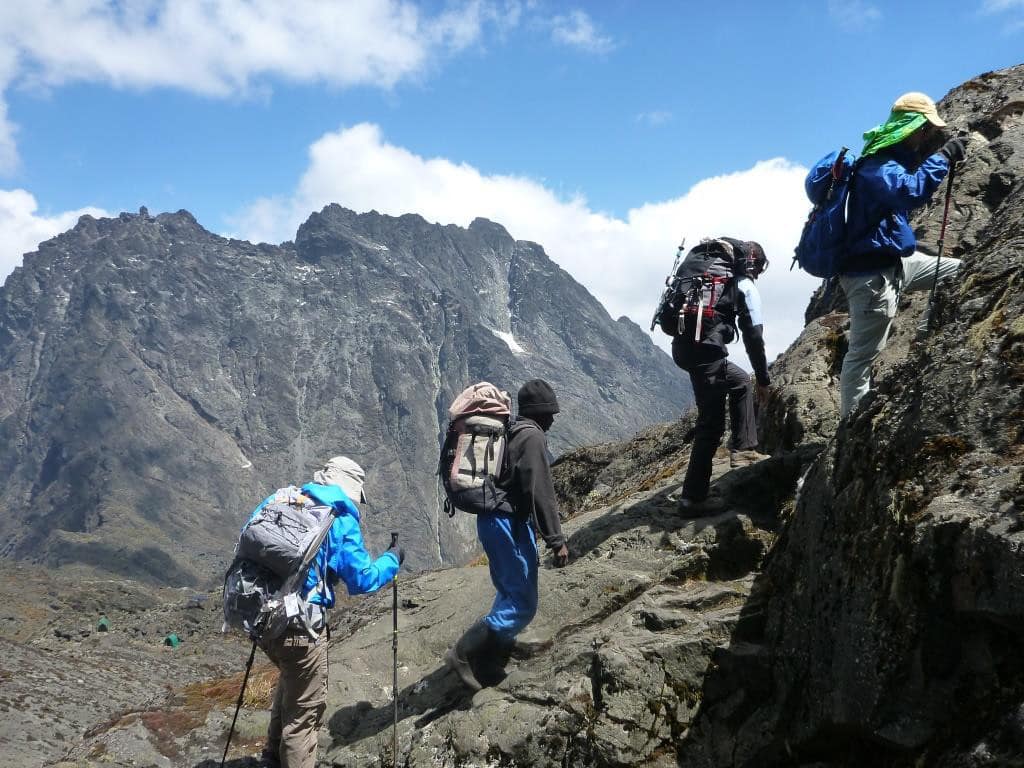 Hiking in Rwenzori National Park