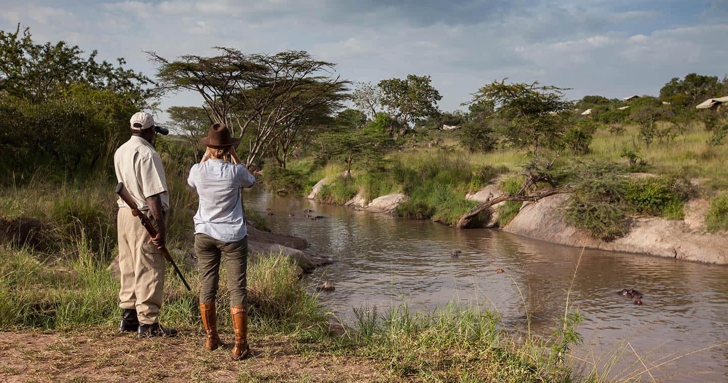 The Serengeti features Riverine Forests